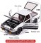 سيارة BDTCTK 1/20 Toyota AE86 Initial D النموذجية، سيارة لعبة من سبائك الزنك تعمل بالسحب للخلف مع صوت وضوء هدية للأطفال الأولاد والبنات (أسود).