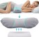 RESTCLOUD Adjustable Memory Foam Back Support Pillow for Lower Back Pain Relief, Back Pillow for Sleeping, Lumbar Support Pillow for Bed and Chair.