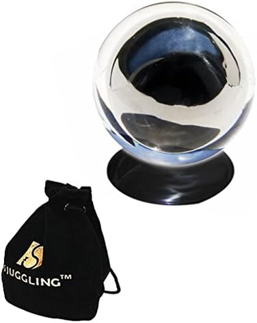 DSJUGGLING 4" Fushigi PlusMagic Gravity Ball - 100mm Stage Contact Juggling Ball for Balance and Isolations.