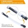 mapleza 14" Clear Racing Fuel Hose, Compatible with VP Racing, Jegs, LC2 and Scribner, Improved Filter Design.