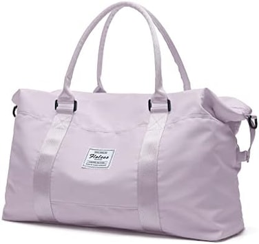 HYC00 Travel Duffel Bag,Sports Tote Gym Bag,Shoulder Weekender Overnight Bag for Women.