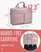 LIGHT FLIGHT 15. 6/17. 3 Inch Laptop Bag, Briefcase for Women, Large Laptop Case Computer Bag Office Travel Business, Nylon.