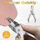 Alritz 120 Set Leather Snap Fasteners Kit with Hammer Puncher, 12. 5mm Metal Button Snaps Press Studs with 4 Setter Tools for Clothes, Jackets, Jeans Wears, Bracelets, Bags (Professional.