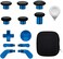 marspell 13 in 1 Metal Thumbsticks for Xbox One Elite Series 2, Xbox One Elite 2 Controller Parts, Gaming Accessory Replacement, Metal Mod 6 Swap Joysticks, 4 Paddles, 2 D-Pads, 1 Tool(Blue(Buy.