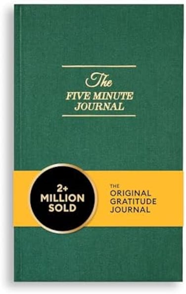 Intelligent Change: The Five Minute Journal - A5 Original Daily Gratitude Journal for Happiness, Mindfulness, and Reflection - Daily Affirmations with Simple Guided Format - Undated Life Planner.