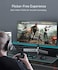 uni USB C to DisplayPort Cable (4K@60Hz, Thunderbolt 3 to DisplayPort Cable for MacBook Pro 2017/2016, Dell XPS 15/13, iMac, Surface Book 2, Pixelbook, Galaxy Book and More - Gray, 6FT/1.8mNot HDMI
