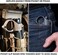Thyrm Switchback Large 2.0 Flashlight Ring (Black, Non-Dual Fuel VersionFinger Release Ring with Pocket Clip for Many 1-inch Diameter Lights
