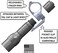 Thyrm Switchback Large 2.0 Flashlight Ring (Black, Non-Dual Fuel VersionFinger Release Ring with Pocket Clip for Many 1-inch Diameter Lights