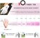 FINGER TEN Women&rsquo;s Leather Golf Glove with Ball Marker Extra Grip 1 Pack, Left Right Hand Pink Fit Woman Girl, Size Small Medium Large XL