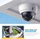 Amcrest UltraHD 4K (8MPOutdoor Security POE IP Camera, 3840x2160, 98ft NightVision, 2.8mm Lens, IP67 Weatherproof, IK10 Vandal Resistant Dome, MicroSD Recording, White (IP8M-2493EW