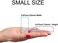 Be Strongest Homeware Rubber Door Stop Bumpers 12 Pack - Clear, Modern, Wedge Style - Wall Mounted, Soft Plastic, Protects Walls, Glass DoorsTiles - 12 Sets, 12 Items