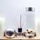 VitaJuwel (Clear/Orange- New ViA Happiness 500ml glass water bottle (carnelian orange calcite jade (nephriteclear quartz