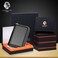 LAORENTOU Men Wallet Genuine Leather Card Holder for Male Brand Business Driver License Credit Card Case Holder