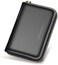LAORENTOU Men Wallet Genuine Leather Card Holder for Male Brand Business Driver License Credit Card Case Holder
