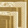 Modern Threads Amrapur OverseasTrefoil Filigree 6 Piece Reversible Yarn Dyed Jacquard Towel Set (Gold