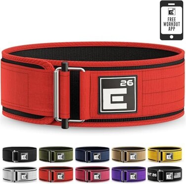 Element 26 Self-Locking Weight Lifting Belt - Premium Weightlifting Belt for Serious Functional Fitness, Weight Lifting, and Olympic Lifting Athletes - Lifting Support for Men and Women - Deadlift Tra