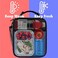 OPUX Premium Thermal Insulated Mini Lunch BagNavy Blue School Lunch Box For Boys, Girls, Kids, AdultsSoft Leakproof LinerCompact Lunch Pail for Office (Heather Navy
