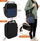 OPUX Premium Thermal Insulated Mini Lunch BagNavy Blue School Lunch Box For Boys, Girls, Kids, AdultsSoft Leakproof LinerCompact Lunch Pail for Office (Heather Navy