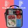 OPUX Premium Thermal Insulated Mini Lunch BagLunch Box For Boys, Girls, Kids, Adults, School, Office, WorkSoft Leakproof LinerCompact (Heather Gray