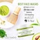 LILY SADO Green Tea MatchaAvocado Face Mask - Organic Natural Vegan Facial Mask - Anti-Aging Antioxidant Defense Against Acne, BlackheadsWrinkles for a Soft Glowing Complexion &ndash; 4 oz