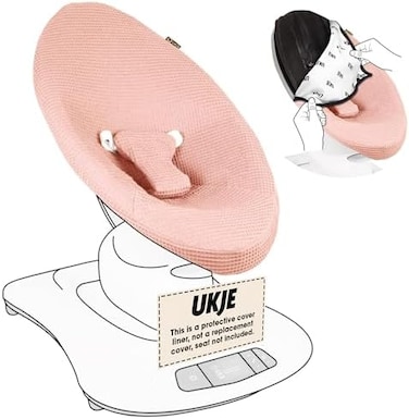 UkjeCover Compatible with 4moms mamaRoo 4 Baby SwingrockaRooMany ColorsHandmade in Europefor mamaRoo Swing, 4 Mom mamaRoo Baby Swing, mamaRoo Cover Replacement, mamaRoo Seat Fabric