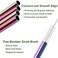 VEHHE Metal Straws Drinking Straws 10.5" Stainless Steel Straws Reusable 8 Set - Ultra Long Rainbow Color-Cleaning Brush for 20/30 Oz for Yeti RTIC SIC Ozark Trail Tumblers (4 Straight4 Bent2 Brush