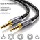 DUKABEL Top Series 3.5mm AUX Cable Lossless Audio Gold-Plated Auxiliary Audio Cable Nylon Braided Male to Male Stereo Audio AUX Cord Car Headphones Phones Speakers Home Stereos (4 Feet /1.2 Meters