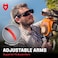 NoCry Tinted Safety Glasses Over Eyeglasses with Anti Scratch Wraparound Lenses, UV400 Safety Glasses Over Glasses, ANSI Z87 Certified Over Glasses Safety Glasses or Shooting Glasses Over Eyeglasses