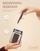kinzd Money Clip, Front Pocket Wallet, Leather RFID Blocking Strong Magnet thin Wallet (Crazy Horse dark brown