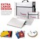 ROLOWAY Fireproof DocumentMoney Bags, Large FireproofWater Resistant Bag (15 x 12 x 5 inches, Fireproof Folder Safe Bag for Cash, ValuablesPassport, with Silicone CoatingZipper Closure