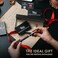 Wordsworth &amp; Black WordsworthBlack Fountain Pen Set, Medium Nib, Includes 24 Ink Cartridges and Ink Refill Converter, Gift Case, Journaling, Calligraphy, Smooth Writing Pens [Black Gold], Perfect for
