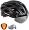Shinmax Bike Helmet, CPSC/CPC Bike Helmet for Adult Men Women with Magnetic GogglesLed Back Light Cycling Helmet Adjustable SM-T69
