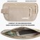 LANNEY Money Belt for Travel, Slim RFID Blocking Women and Men Hidden Travel Pouch Under Clothes, Passport Holder Protect Cash, Documents, Credit Card, Bonus 2 RFID Sleeves