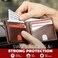 BULL GUARD Bull Armour Genuine Leather Men Wallet RFID Bifold Vintage Brown Western Wallets