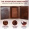 BULL GUARD Best Leather Men's RFID Trifold Wallet With ID Great Outdoor Wallet