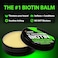 BBS BEST BEARD STUFF 2X Thickening Biotin BalmMustache Wax - Vegan Leave-In Conditioner, Natural Softener, Moisturizer with Castor Oil - All-Natural Care for Thicker Facial Hair Growth - USA Made