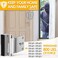 EverPlus Home Security Door Lock Door Reinforcement Lock Door Locks for Kids Safety Flip Door Lock Latch Childproof Night Lock Door Security Front Door Child Safety Lock (2, Silver