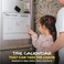 Quick Canary Magnetic Weekly Dry Erase Board Calendar Whiteboard- Latest Premium Nano Technology Stops Stains- 17x12&rdquo; Whiteboard Calendar for Fridge- 4 Fine Tip Markers and Large Eraser- Weekly Planne