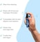 EverSmile AlignerFresh Portable WhiteFoam SprayRetainerInvisalign Cleaner Spray - On The Go Aligner CleaningTeeth Whitening. Kills BacteriaFreshens Bad Breath. Mint Flavored (2 Pack