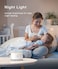 Dreamegg D1 White Noise Sound Machine with Baby Soothing Night Light, High Fidelity Fan Sound, Relaxing Nature Sounds.Portable for Travel, Office; TimerMemory Function; Sleep Therapy