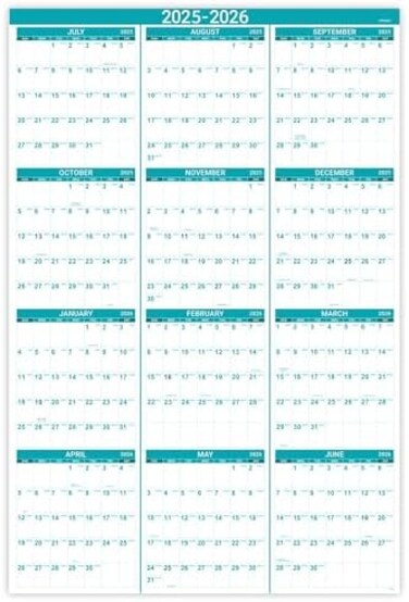 Poluma 2020 Wall Calendar - 2020 Yearly Full Wall Calendar, Perfect for OrganizingPlanning, January 2020 - December 2020, Premium ThickSmooth Paper, Vertical, Bonus Gift Pocket, 34.8" x 22.8" (Open