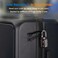 Forge 4 Digit TSA Approved Luggage Lock, 4 Pack Black, Inspection Indicator, Alloy Body