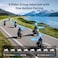 Fodsports Motorcycle Bluetooth Intercom, M1S 2000m 8 Riders Group Motorbike Helmet Communication System Headset Universal Wireless Interphone (Waterproof/Handsfree/Stereo Music/GPS/2 Pack