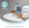 KADAMS Digital Bathroom Shower Kitchen Clock Timer with Alarm, Waterproof for Water Splashes, Visual Countdown Timer, Time Management Tool, Indoor Temperature Humidity, Suction Cup, Hole Stand - Blue