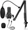 TONOR TONOR USB Microphone Kit Condenser Mic for Recording, Podcasting, Live streaming, Gaming or Chatting with Scissor Arm Stand/Shock Mount/Pop Filter/USB Cable