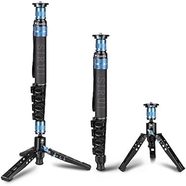 حامل أحادي من ألياف الكربون Sirui P-325FS مكون من 5 أقسام