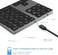 LEKVEY Bluetooth Number Pad, Aluminum Rechargeable Wireless Numeric Keypad Slim 34-Keys External Numpad Keyboard Data Entry Compatible for Macbook, MacBook Air/Pro, iMac Windows Laptop Surface Pro etc