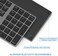 LEKVEY Bluetooth Number Pad, Aluminum Rechargeable Wireless Numeric Keypad Slim 34-Keys External Numpad Keyboard Data Entry Compatible for Macbook, MacBook Air/Pro, iMac Windows Laptop Surface Pro etc