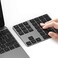 LEKVEY Bluetooth Number Pad, Aluminum Rechargeable Wireless Numeric Keypad Slim 34-Keys External Numpad Keyboard Data Entry Compatible for Macbook, MacBook Air/Pro, iMac Windows Laptop Surface Pro etc