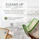 Whiffkitch Bamboo DishclothsCleaning Cloths 6pk, Scrub-Non-Scratch, Washable, Reusable, Super Absorbent, Hygienic, Quick Drying, Durable, Kitchen Essential, Washcloth, Dish Rags